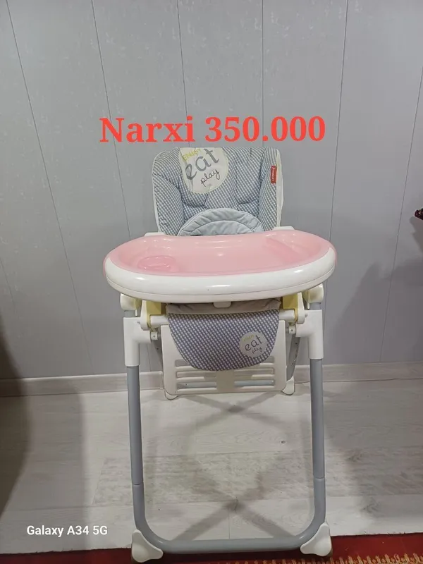 Bolalar uchun ovqatlanadigan stul