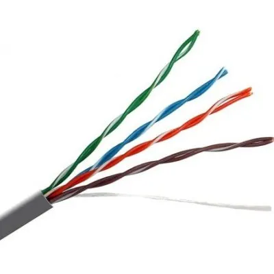 витая пара U/UTP, кат.5E 4х2х24AWG solid, PVC,305м витая пара U/UTP, кат.5E 4х2х24AWG solid, PVC,305м