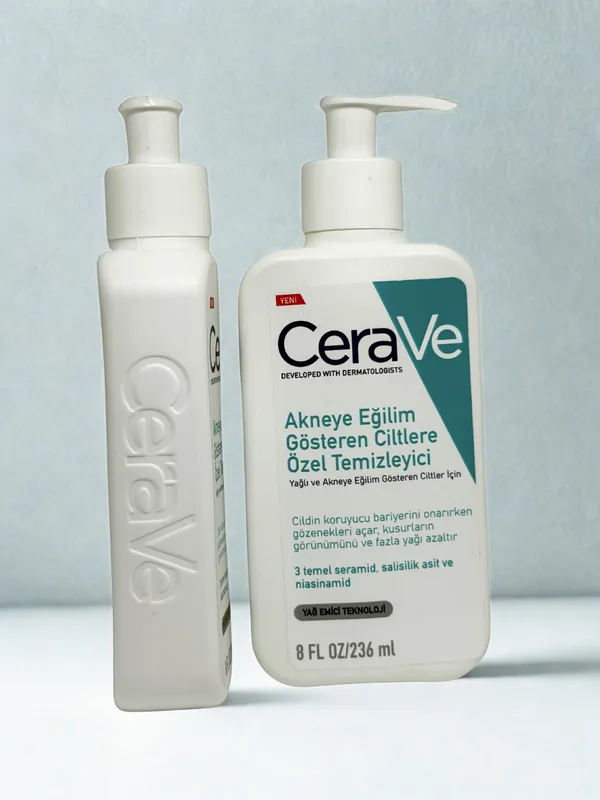 Очищающий Гель CeraVe против акне и жирного блеска — фото 4