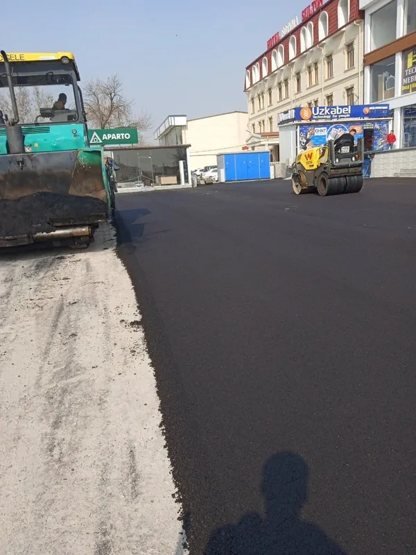 Асфальт ишлари Асфальт хизмати Asfalt yotqizamiz qashqadaryo asfalt — фото 4