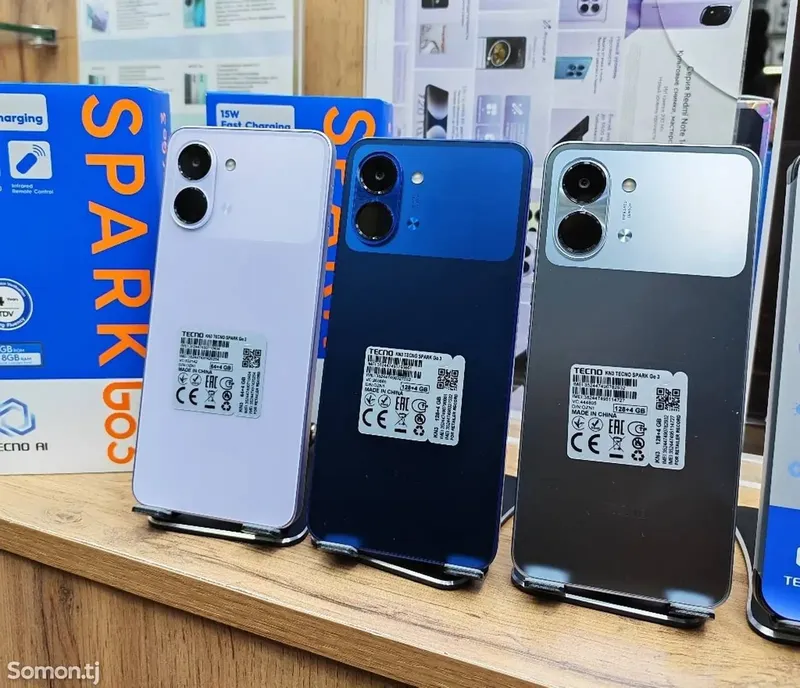 YENGI ! Tecno Spark Go 3 (4+4/64Gb | 4+4/128Gb) ! 8