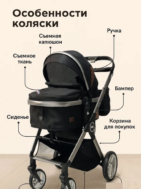 Коляска ADIL . Состояние отличное качество супер.холати янги