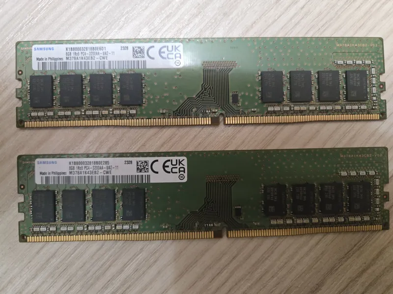 Продам ОЗУ Samsung 2x8 (16) Gb DDR4