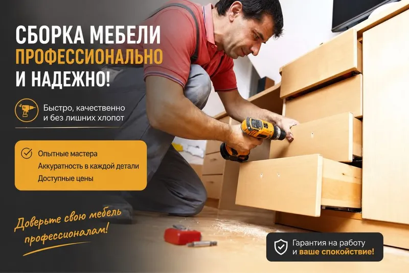 Нужна сборка мебели? Мы поможем! Нужна сборка мебели? Мы поможем!