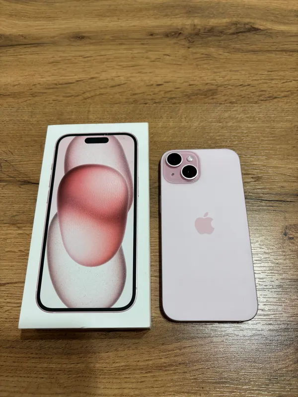 Yangi iPhone 15 128GB Pink + g'ilof va himoya oynasi 1 Yangi iPhone 15 128GB Pink + g'ilof va himoya oynasi 1