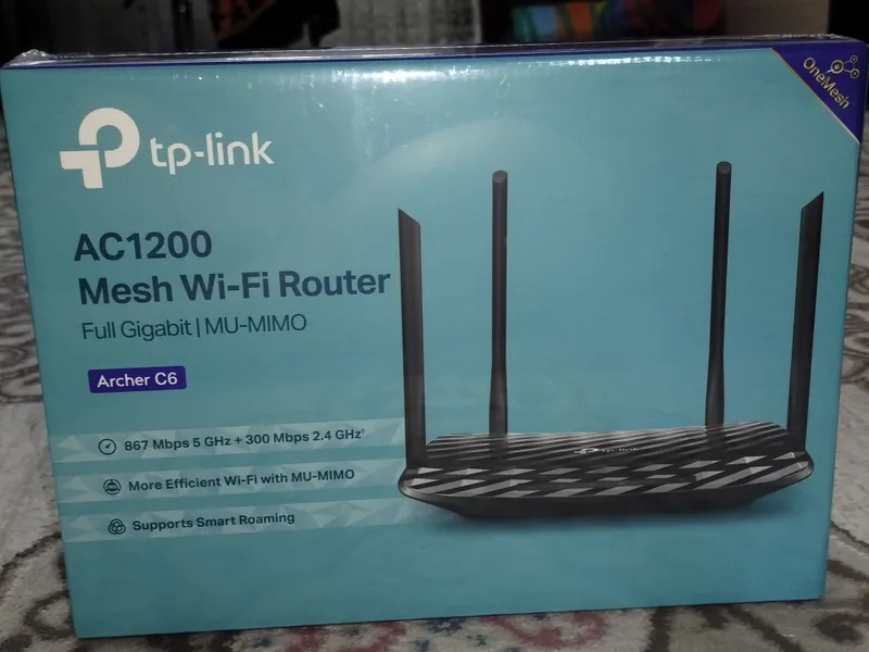 Роутер TP-Link Archer C6 AC1200, не распакованный 1 Роутер TP-Link Archer C6 AC1200, не распакованный 1