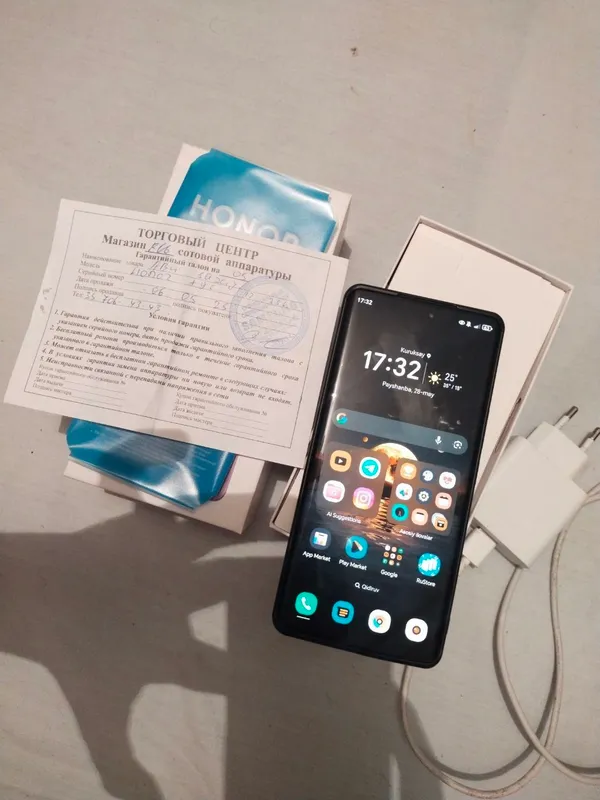 honor x9c modeli 256/12 versiya 15