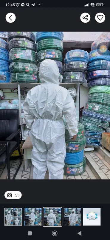 Защитный комбинезон с капюшоном одноразовые и многоразовые Оптом за шт — фото 2