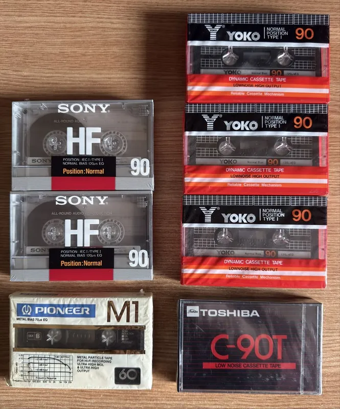 Продам кассеты TOSHIBA; TDK; Pioneer