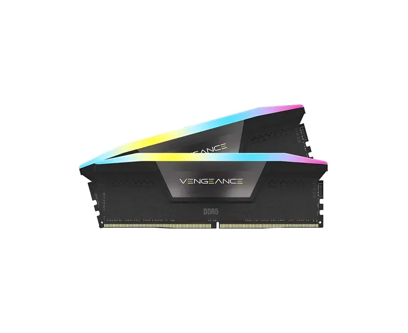 { Corsair Vengeance DDR5 32GB (2x16GB) RGB 6400MHz CL36 PC Memory 2