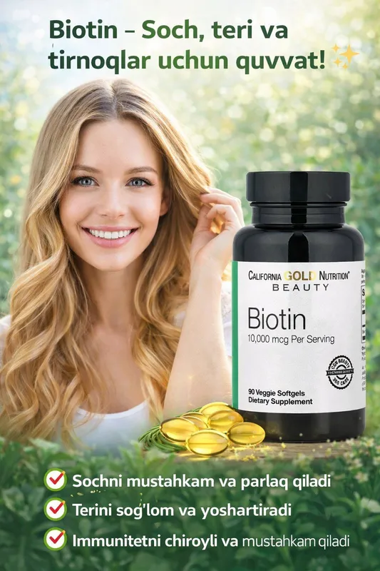 sochlar tókilishga qarshi soch óstirishga vitamin — фото 1