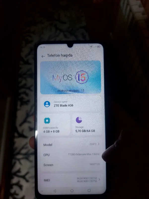 ZTE A36 2 ZTE A36 2