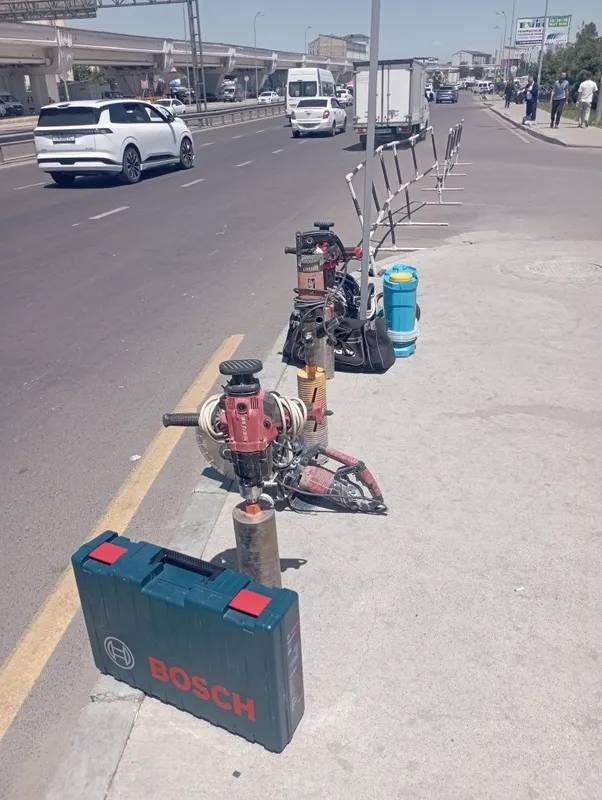 Beton buzish va teshish