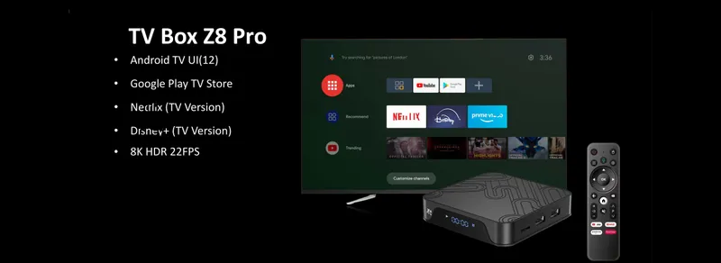 ТВ бокс RT-X3 2026 на Android 14 4/32 Realtek RTD1325TPV 4K UHD