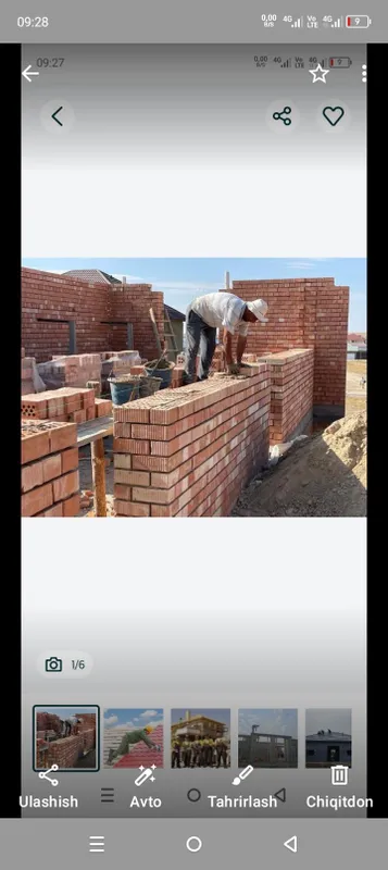 Qurilish ustalar xizmati gʻisht beton regel kalonnaxizmati