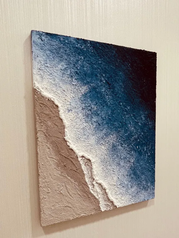 Картина на планшете 50*40. "Берег тишины" 1