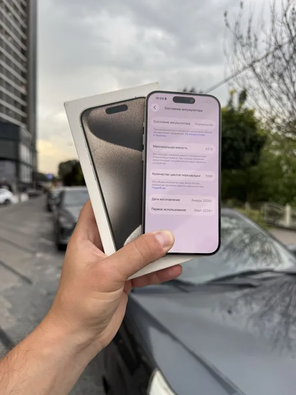 Iphone 15 Pro 128 gb 83% — фото 2