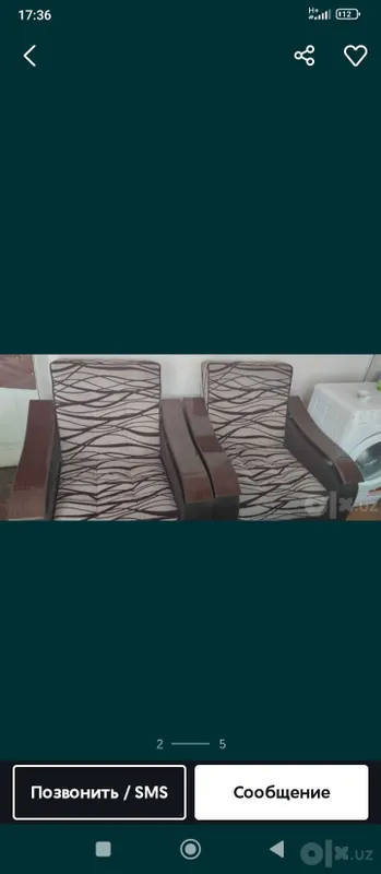 Jigarrang kreslolar, 2 dona 2 Jigarrang kreslolar, 2 dona 2