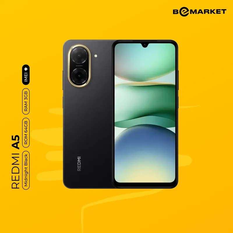 Redmi A5, Midnight Black, 3/64 GB