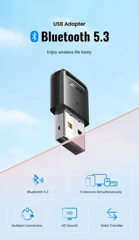 Ugreen USB Bluetooth 5.3 adapter 6
