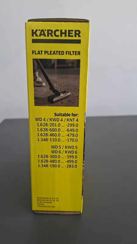 фильтр для пылесос Karcher Карчер WD4, WD5, WD6 6 фильтр для пылесос Karcher Карчер WD4, WD5, WD6 6