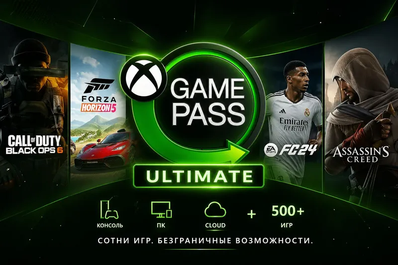Установка подписки GamePass Ultimate на Xbox X|S