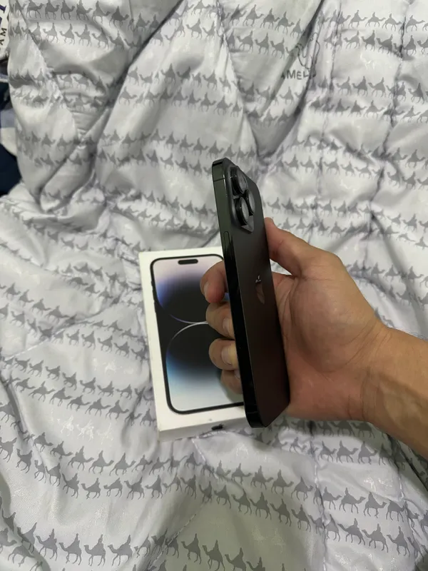 iphone 14 pro max 256gb black lla 4