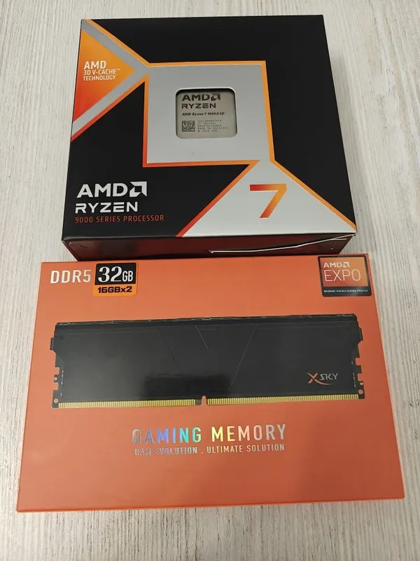 Ryzen 9850x3d + V-Color X Sky Manta 32gb DDR5