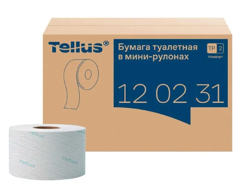 120231 Tellus туалетная бумага в мини-рулонах 1