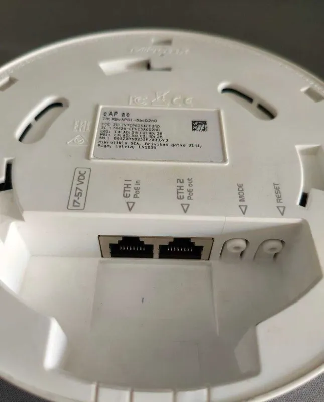 Wi-Fi точка доступа MikroTik cAP ac 5