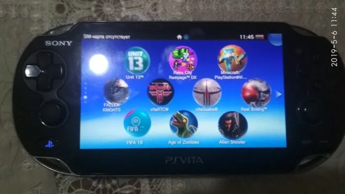 PS Vita Прошитый с 10 Играми:Fifa19, Minecraft, MK, Injustice,Killzone — фото 1