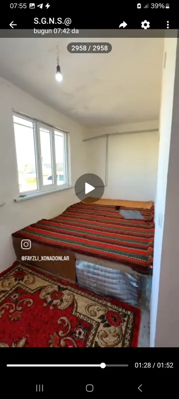 paxtakorda 3 xonali Dom sotiladi