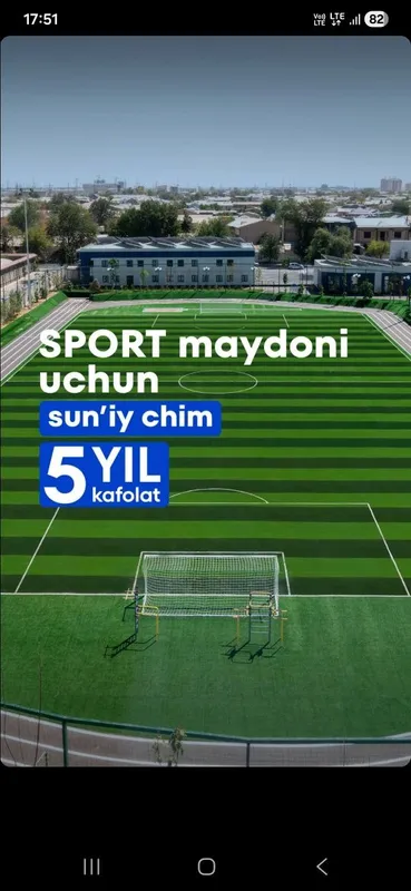 Gazon rezinka setka yetkazib beramiz. Xizmatlari ham mavjud 1