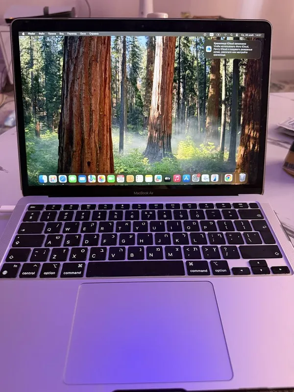 Macbook air m1 состояник как новый — фото 1