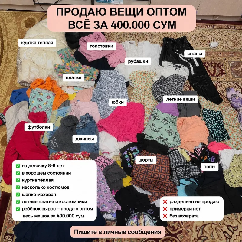 Bolalar kiyimlari. Barcha kiyimlar ulgurji 1 Bolalar kiyimlari. Barcha kiyimlar ulgurji 1