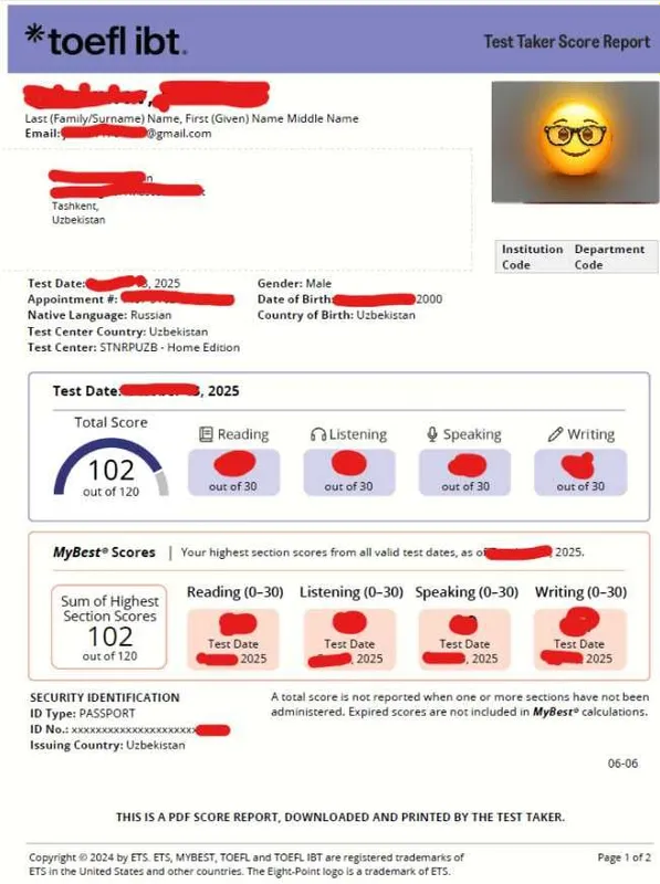 TOEFL iBT — интенсив перед экзаменом | Imtihon oldidan intensiv