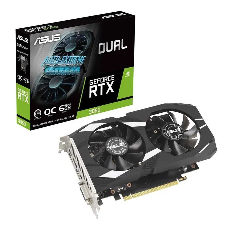 Видеокарта ASUS GeForce RTX 3050 6GB DUAL GDDR7 Видеокарта ASUS GeForce RTX 3050 6GB DUAL GDDR7