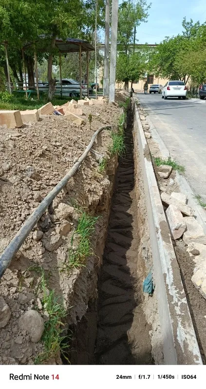 Beton kesish . Transhiya kavlash kabel tashlash 8