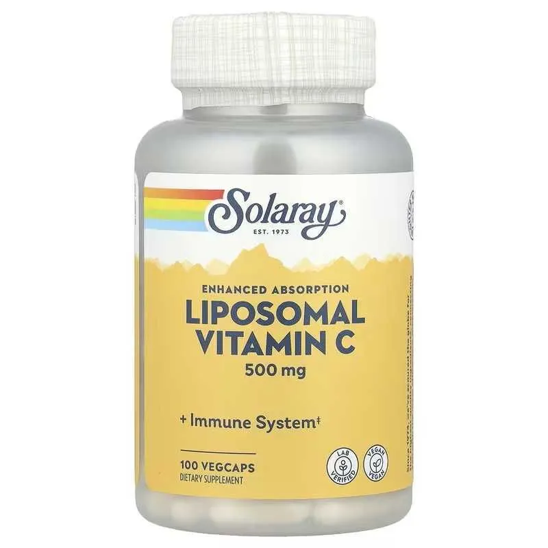 Solaray липосомальный витамин C Liposomal Vitamin C, 100 vcaps — фото 1