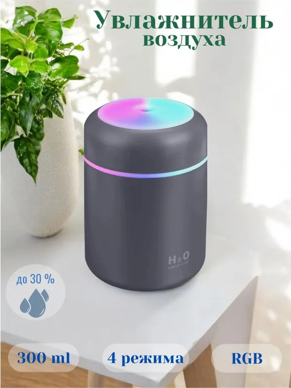 Увлажнитель воздуха компактный с RGB подсветкой с аромадифузором — фото 4
