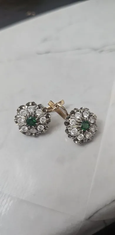 Золотые серёжки 585 пр 3