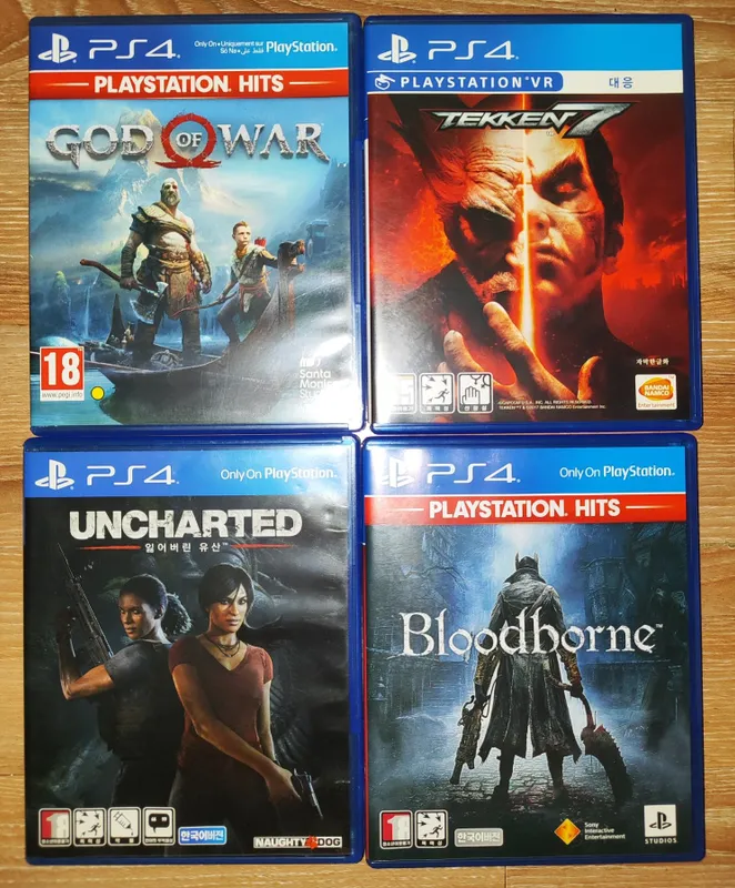 Игры для ps4 god of war, uncharted, Bloodborne, Tekken 7