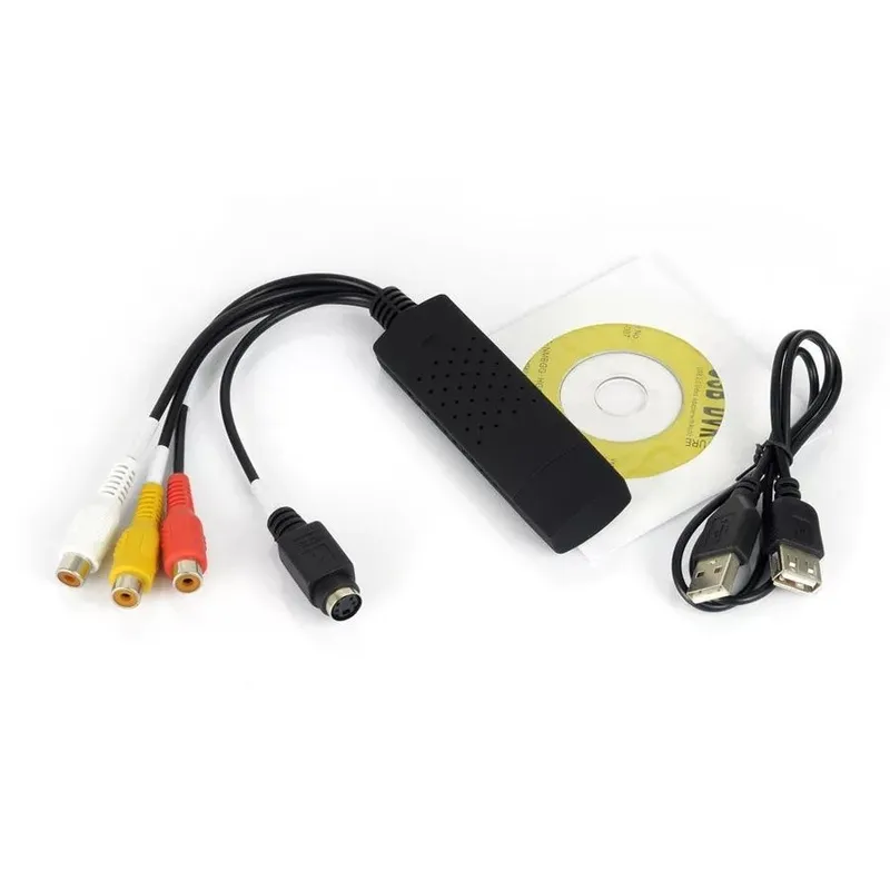 USB адаптер для видеозахвата 2.0, монтаж, захват видео от VHS касет 1 USB адаптер для видеозахвата 2.0, монтаж, захват видео от VHS касет 1
