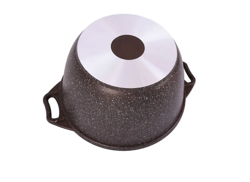 Кастрюля Kukmara 10л Кофейный мрамор — фото 1