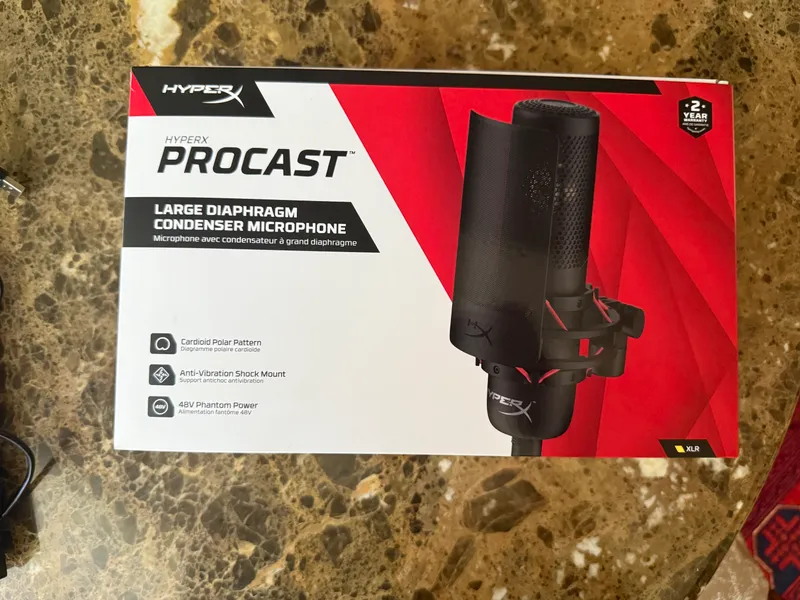 Студийный микрофон HyperX Procast 1 Студийный микрофон HyperX Procast 1