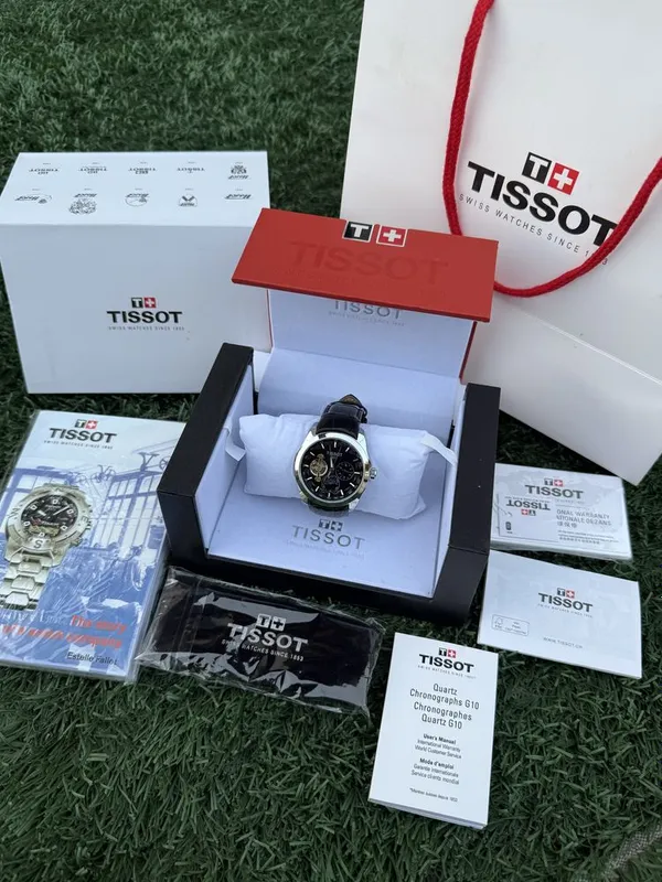 Мужские часы Tissot, кожанный ремешок, премиальные механические часы