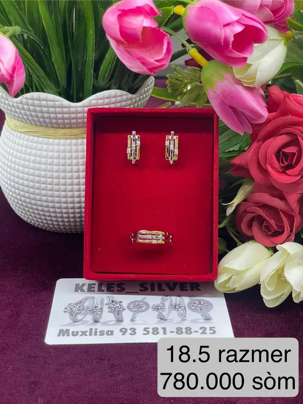 Kamplekt turkiya kumushi 925