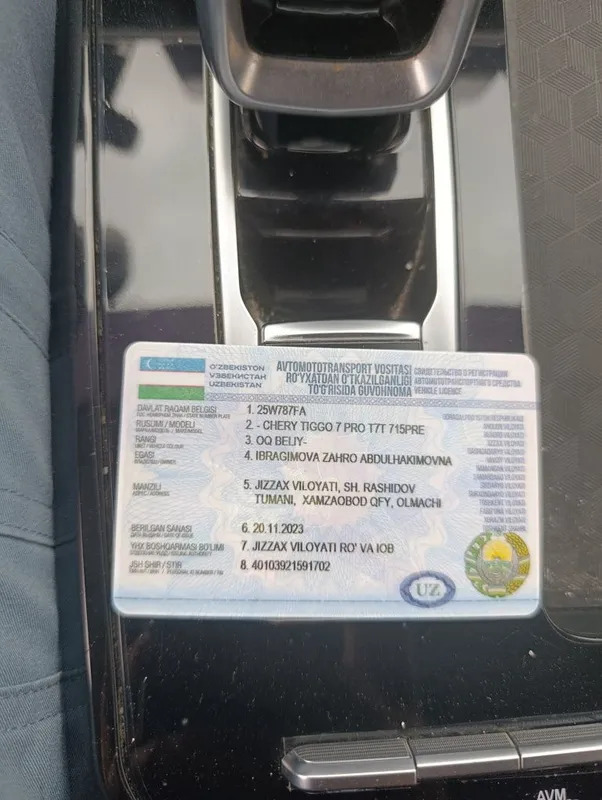 Chery tigo 7pro prapan bilan jihozlangan — фото 2