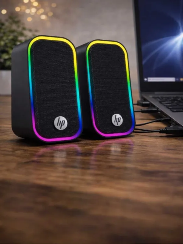 Компьютерные колонки HP DHE-6004C RGB Bluetooth USB AUX 6Вт, kl2 — фото 2