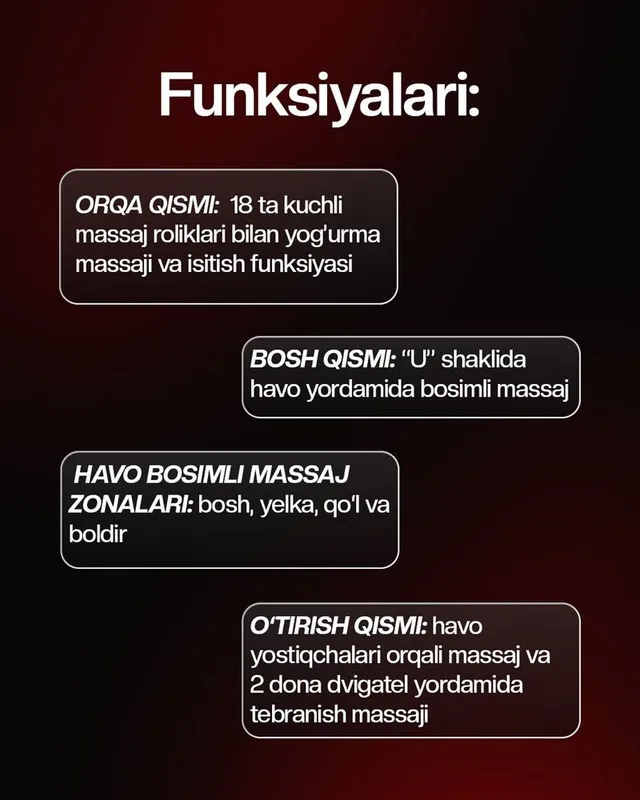 Birinchi qo’l massajyorlar 2 Birinchi qo’l massajyorlar 2